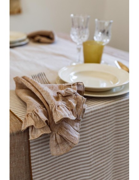 Serviette de table en lin Gitane