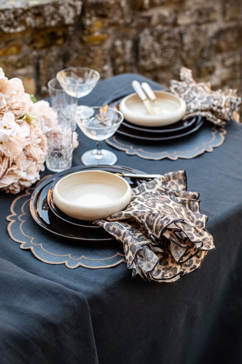 Serviette de table en lin Gitane
