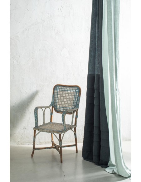 Rideau en lin à plis Oui