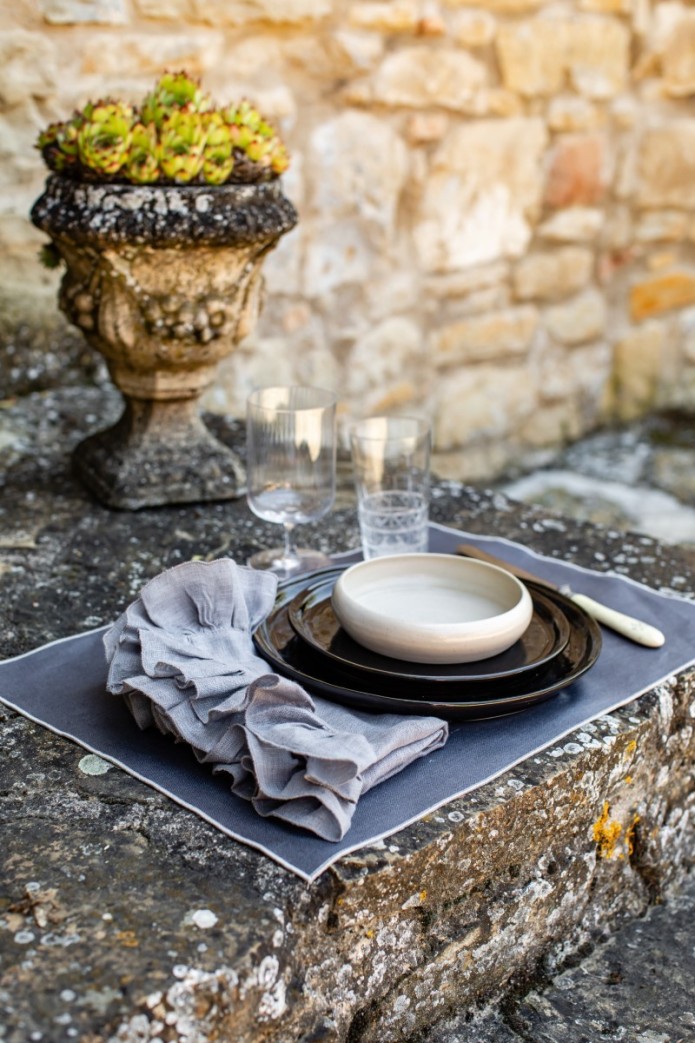 Set de table en lin enduit Filo 2