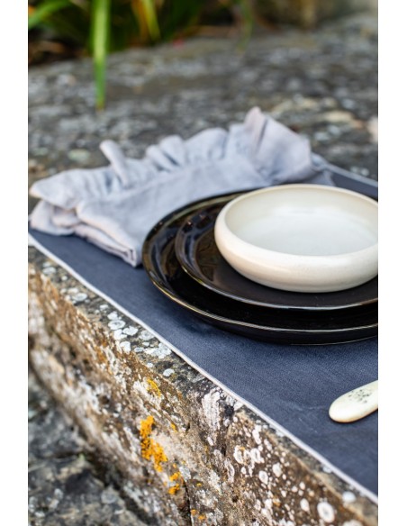 Linen Placemat Stain Resistant Filo