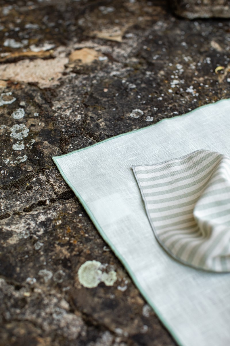Linen Placemat Stain Resistant Filo