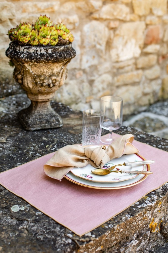 Set de table en lin enduit Filo 2