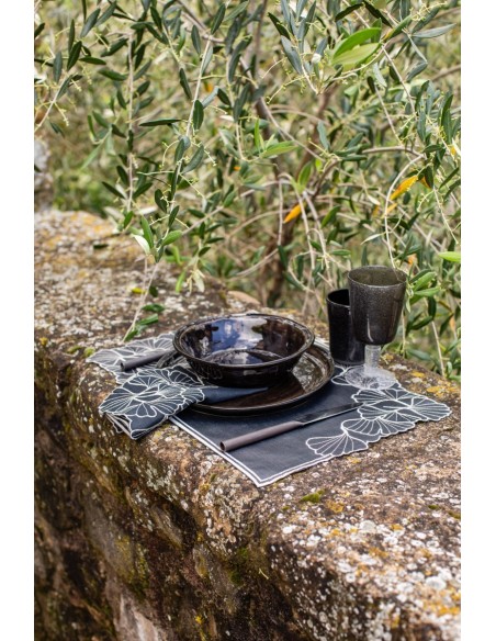 Ginkgo Placemat in Stain Resistant Linen