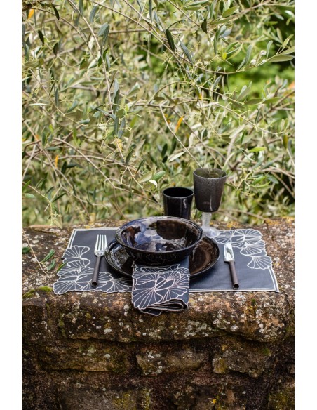 Ginkgo Placemat in Stain Resistant Linen