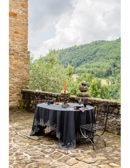 Set de table en lin enduit Ginkgo