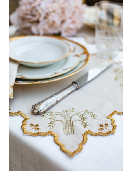 Set de table Eden en lin enduit