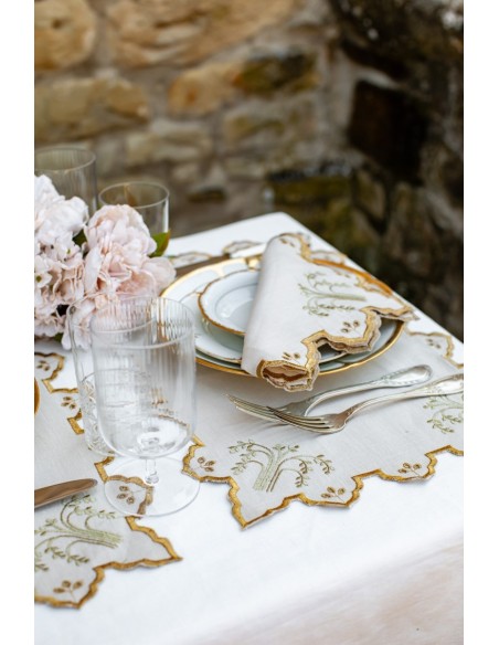 Set de table Eden en lin enduit