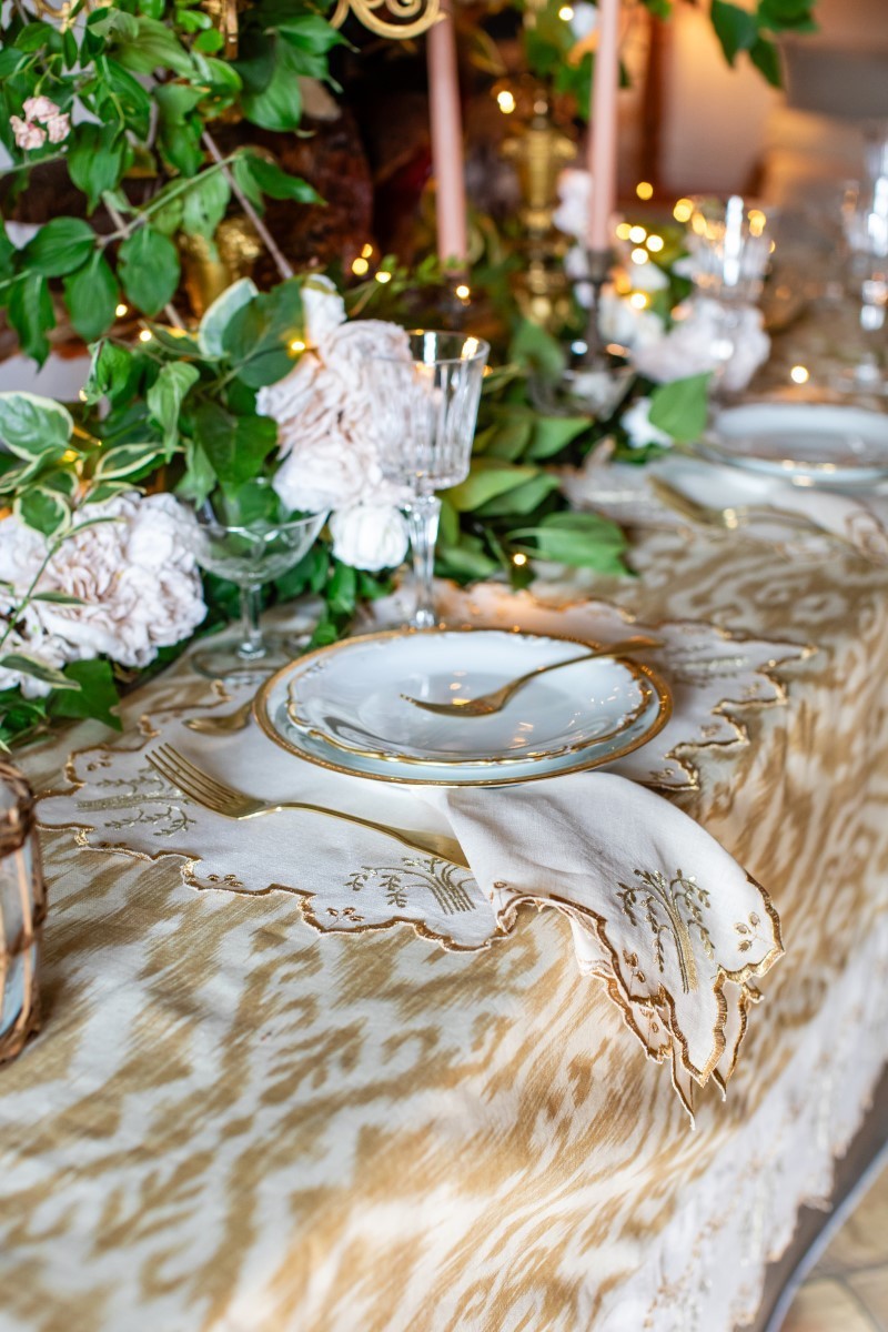 Set de table Eden en lin enduit