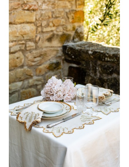 Set de table Eden en lin enduit