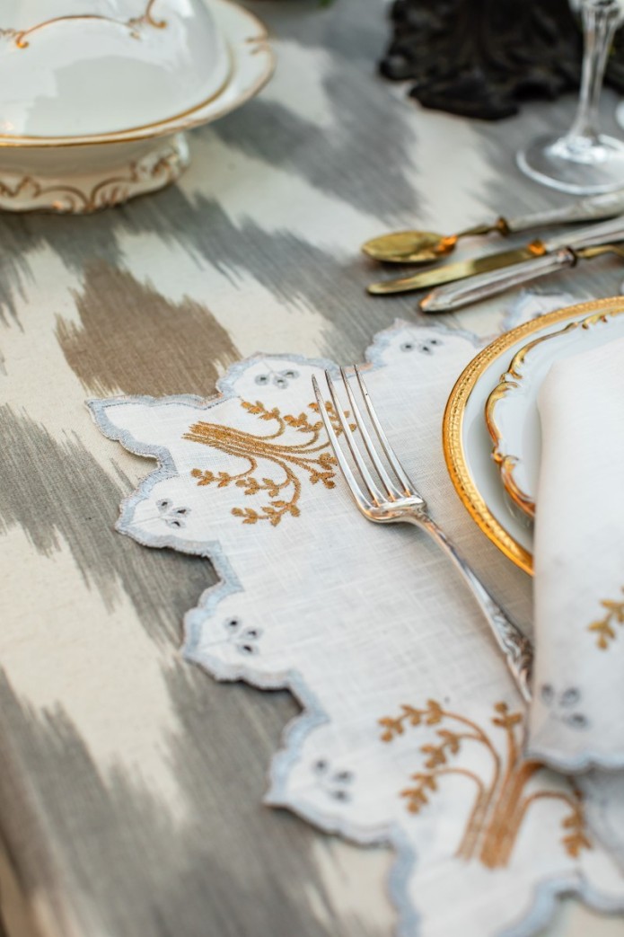 Set de table Eden en lin enduit 2