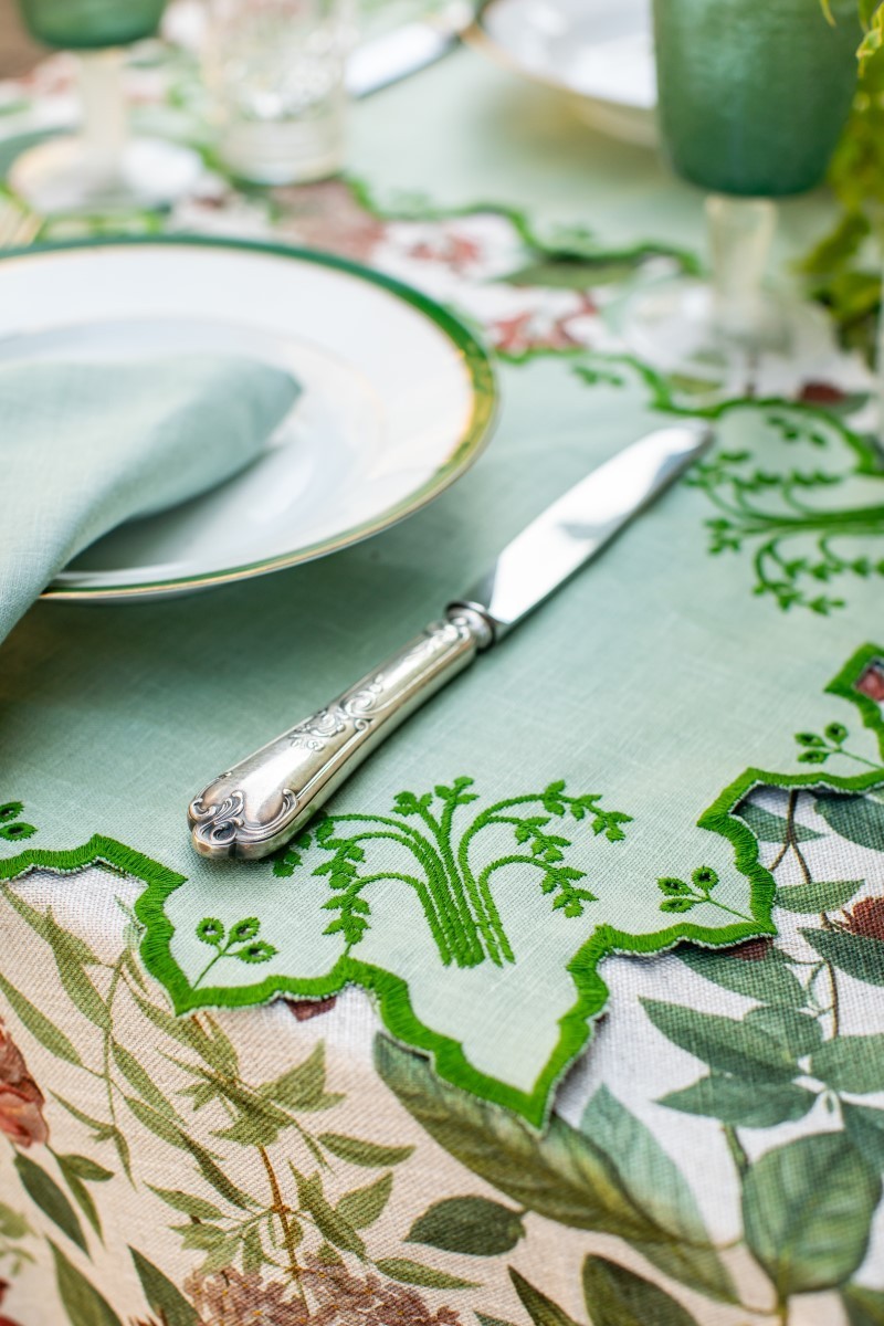 Set de table Eden en lin enduit