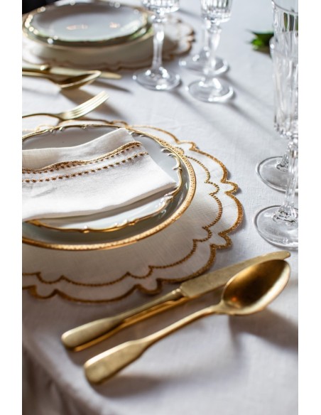 Set de table Letizia en lin enduit