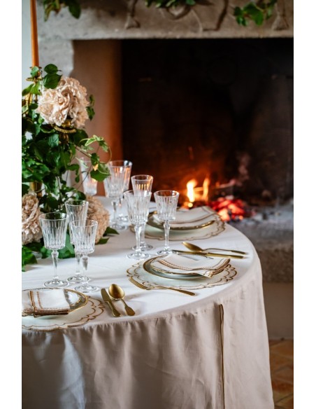 Set de table Letizia en lin enduit