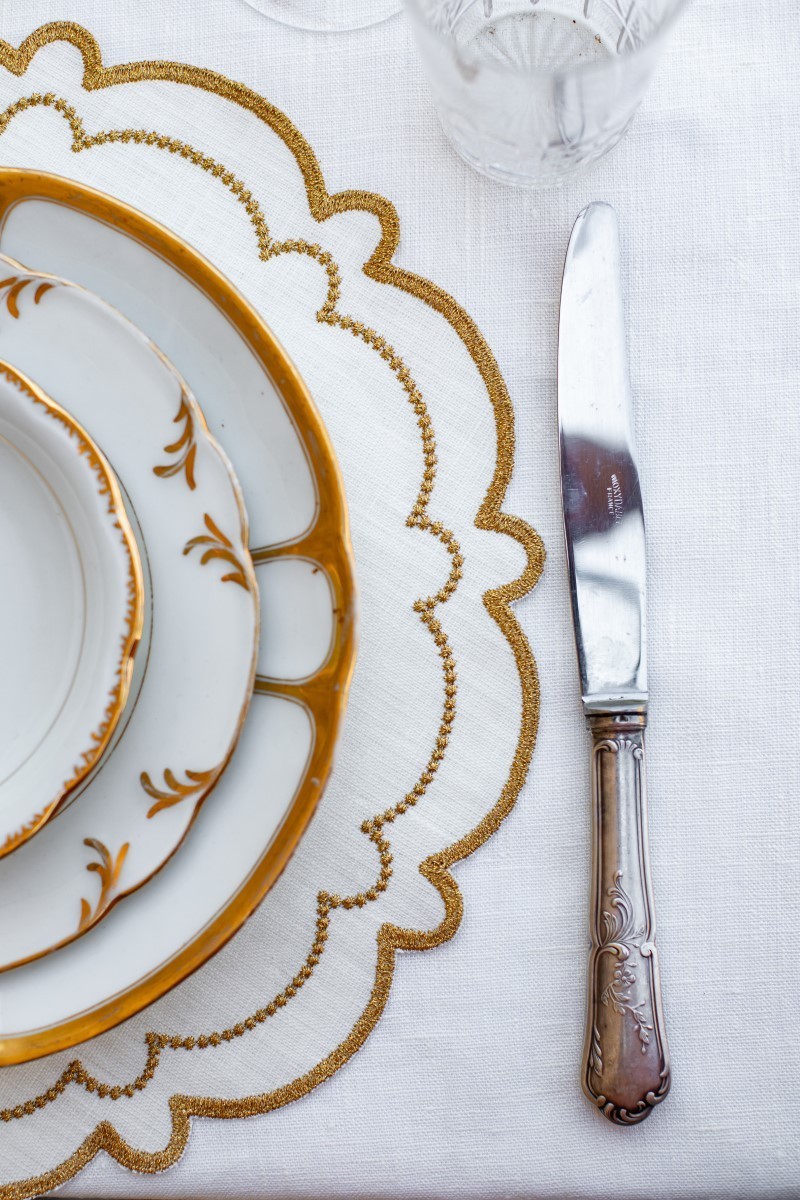 Set de table Letizia en lin enduit