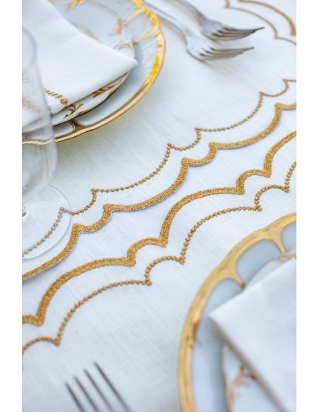 Set de table Letizia en lin enduit