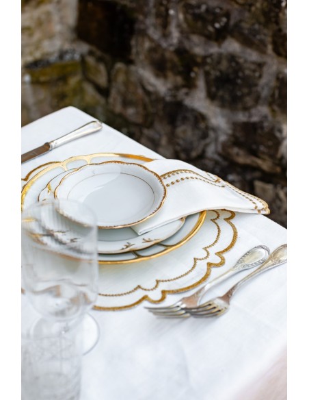 Set de table Letizia en lin enduit