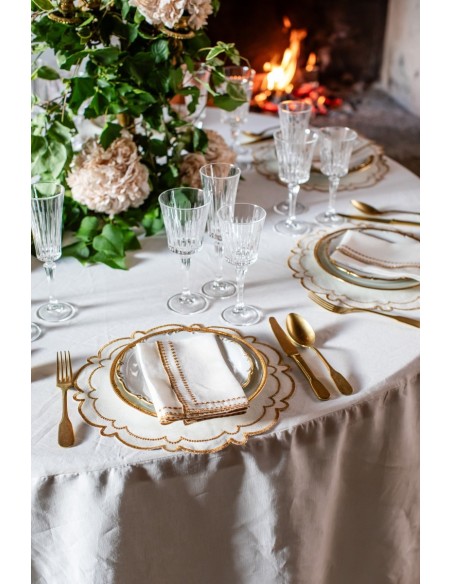 Set de table Letizia en lin enduit