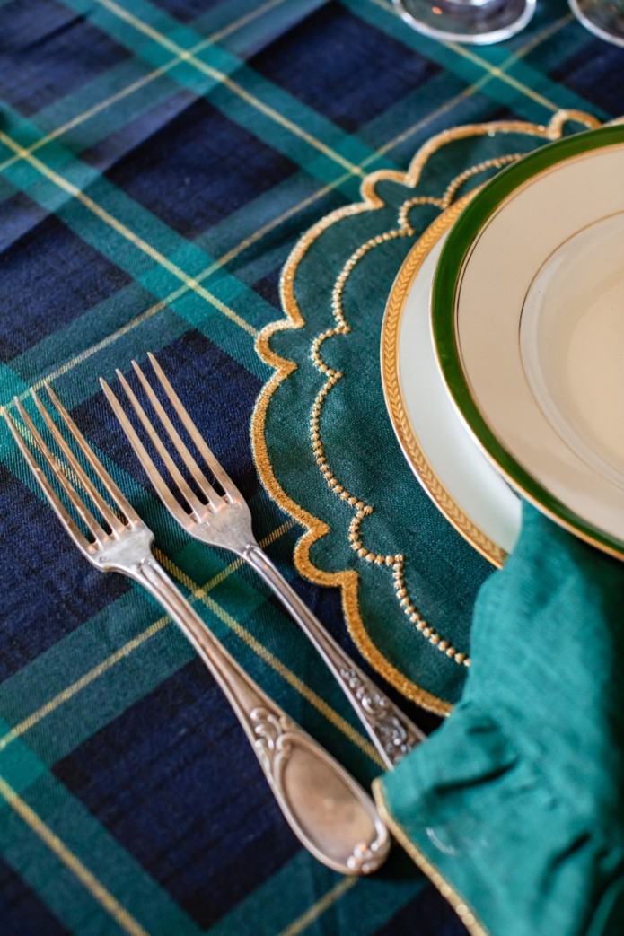 Set de table Letizia en lin enduit 2