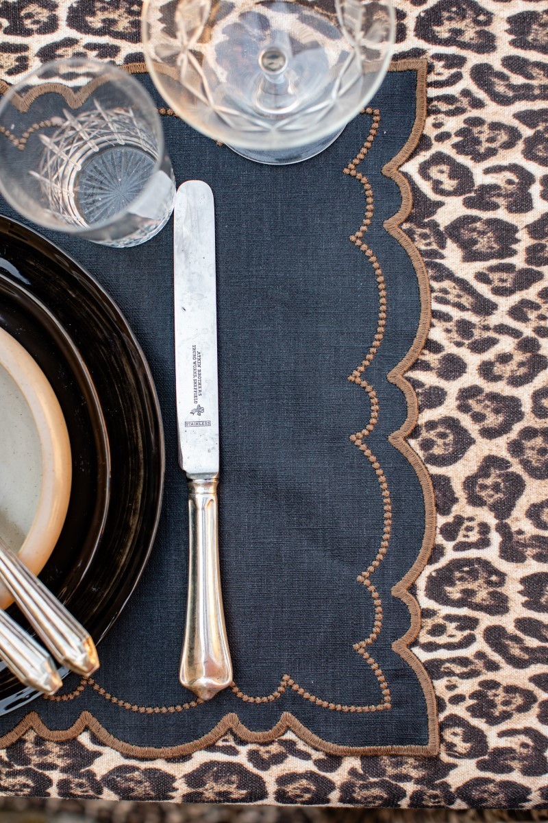 Set de table Letizia en lin enduit