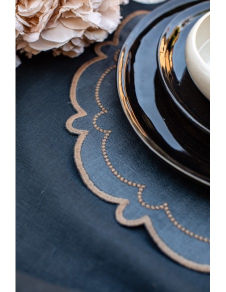 Set de table Letizia en lin enduit