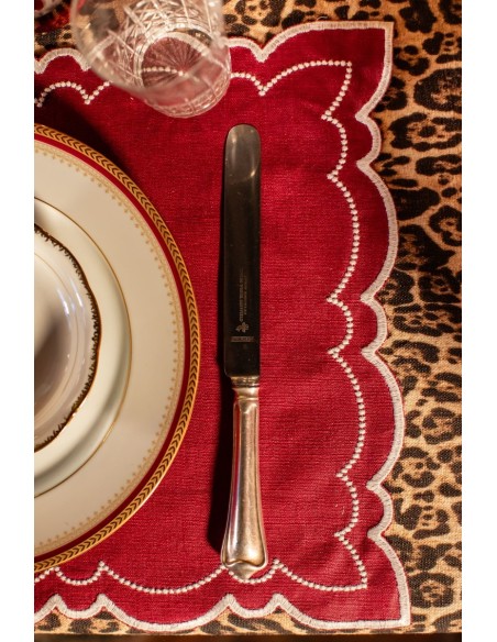 Set de table Letizia en lin enduit