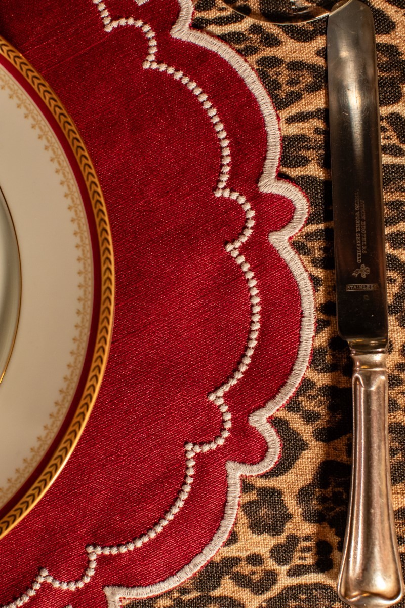 Set de table Letizia en lin enduit