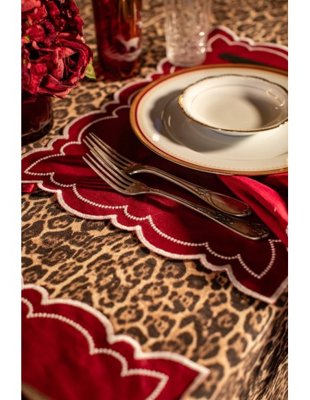 Set de table Letizia en lin enduit