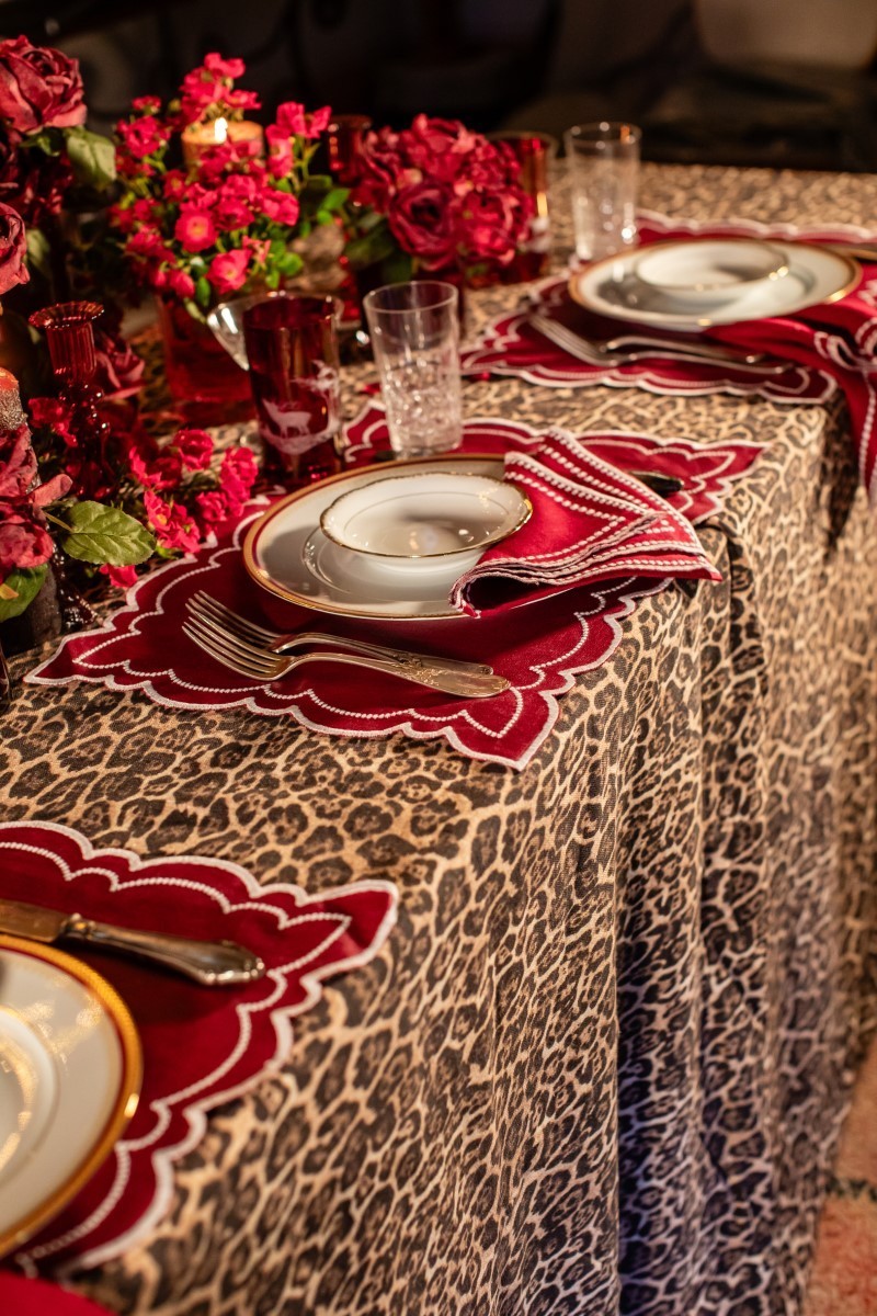 Set de table Letizia en lin enduit