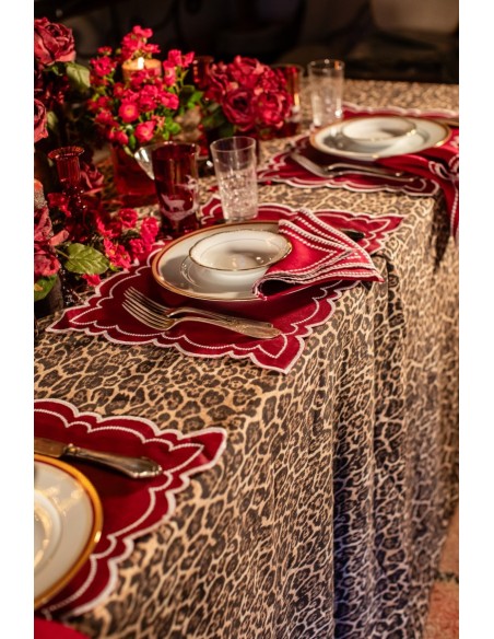 Set de table Letizia en lin enduit