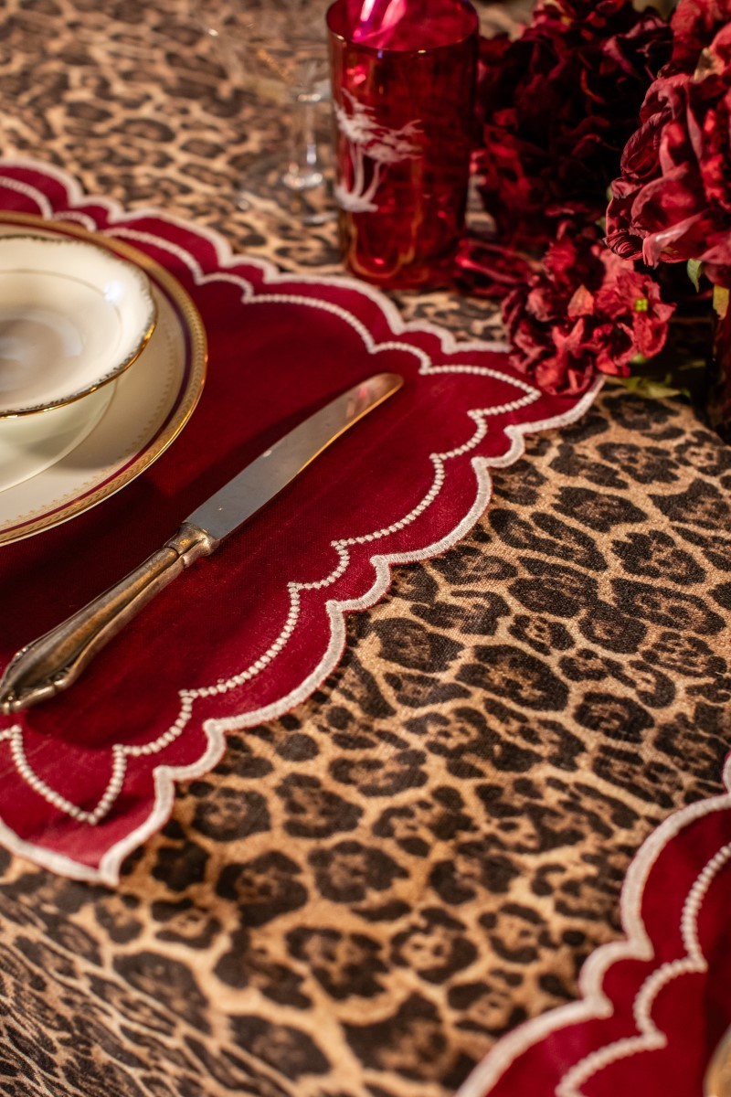 Set de table Letizia en lin enduit