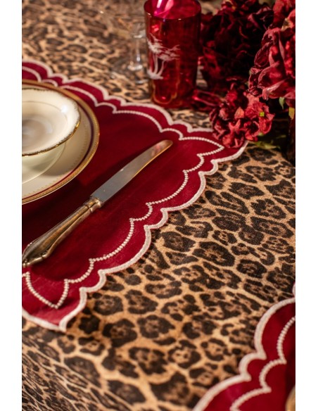 Set de table Letizia en lin enduit