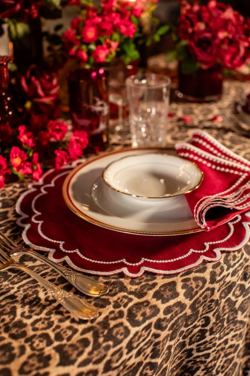 Set de table Letizia en lin enduit