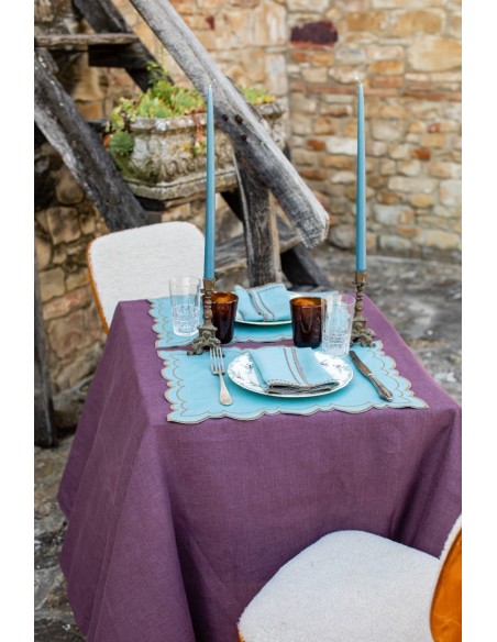 Set de table Letizia en lin enduit