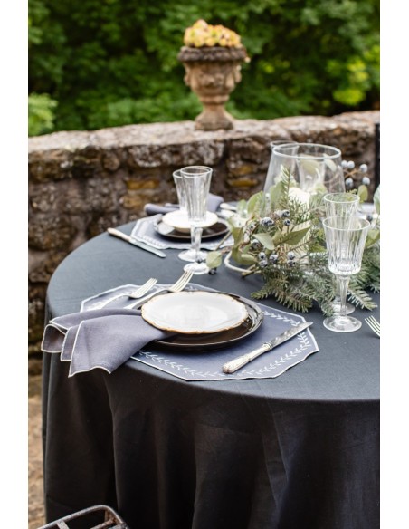 Set de table Lauro en lin enduit