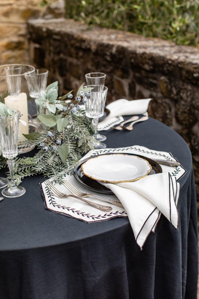 Set de table Lauro en lin enduit 2