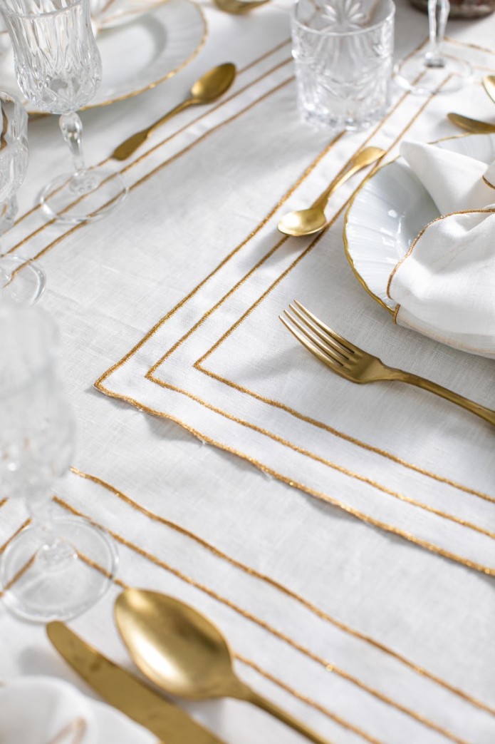 Set de table Sfogliatella en lin 2