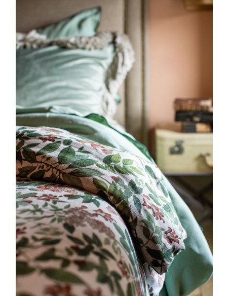 Pure Reversible Bedspread in Linen/Cotton