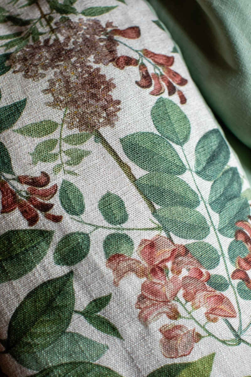 Pure Reversible Bedspread in Linen/Cotton