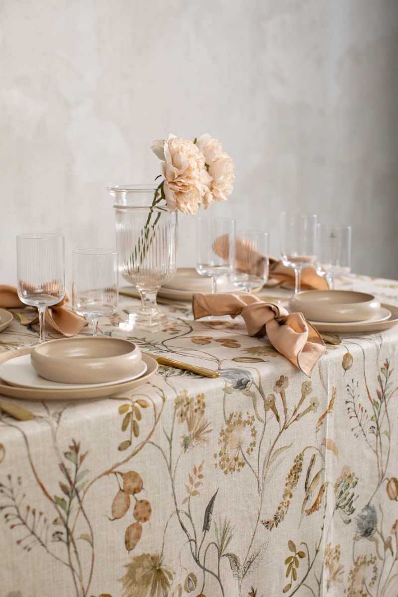 Nappe en lin viscose