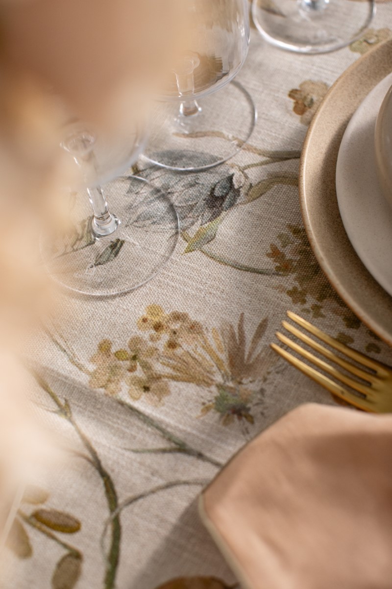 Nappe en lin viscose