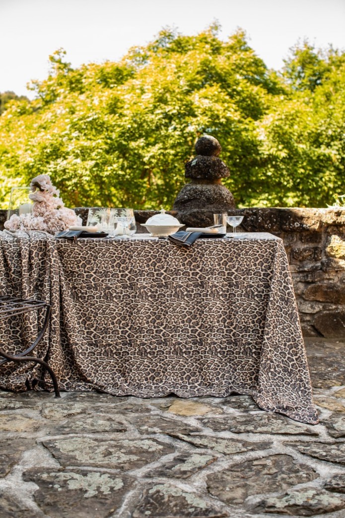 Nappe en lin viscose