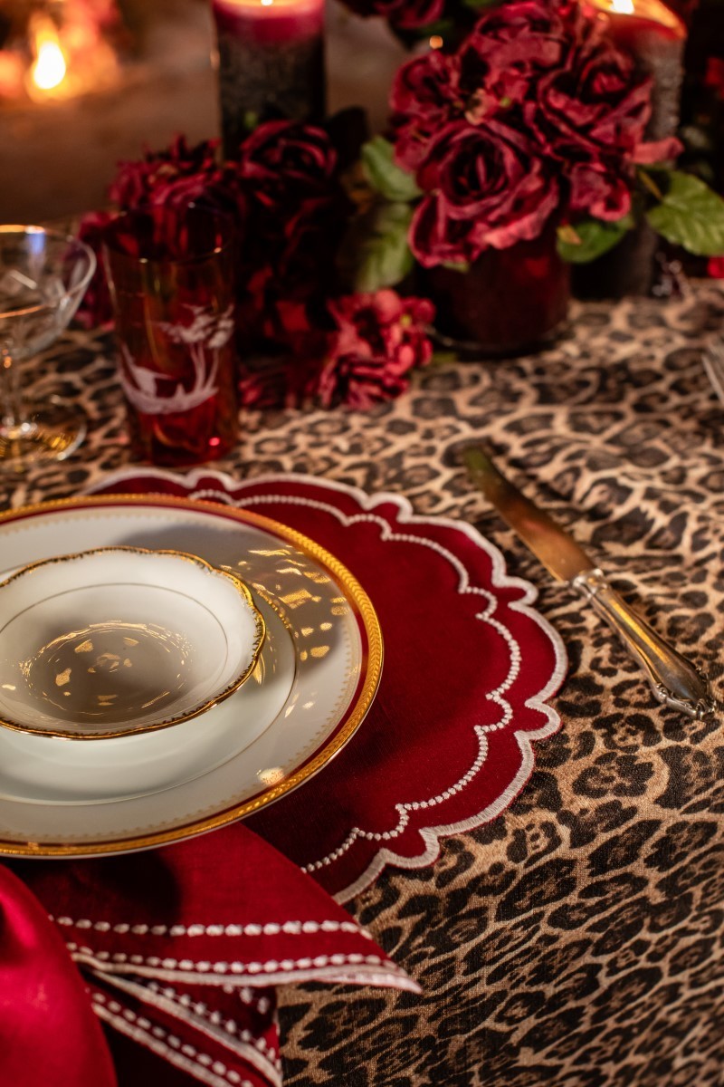 Nappe en lin viscose