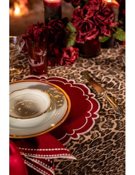 Nappe en lin viscose