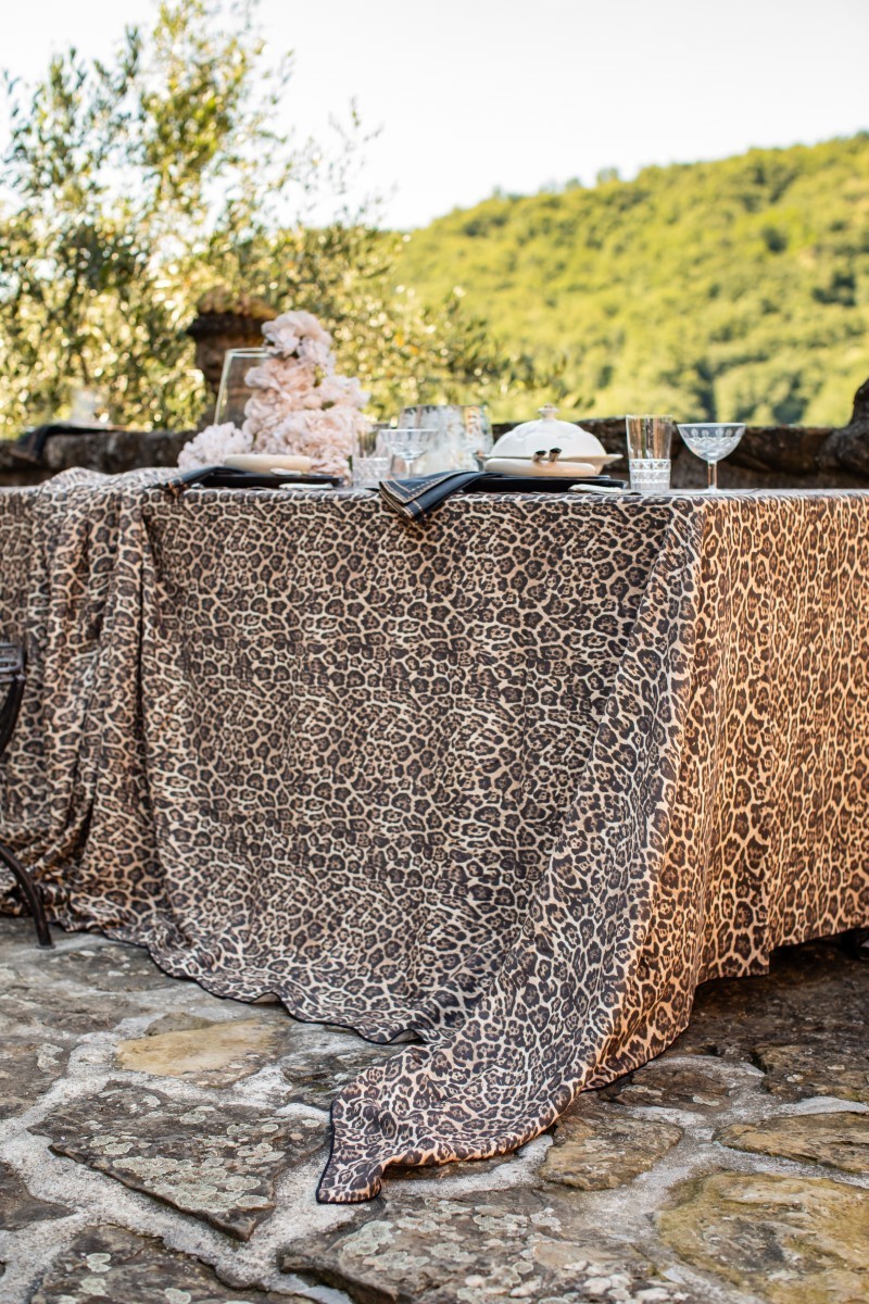 Nappe en lin viscose