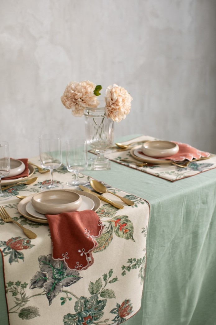 Chemin de table Filo en coton  2