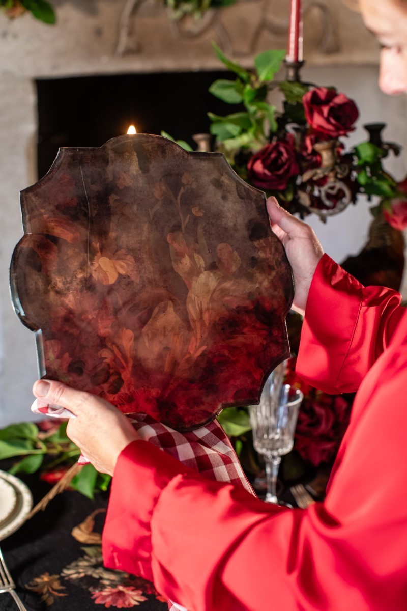 Sous-plaque en verre Milan