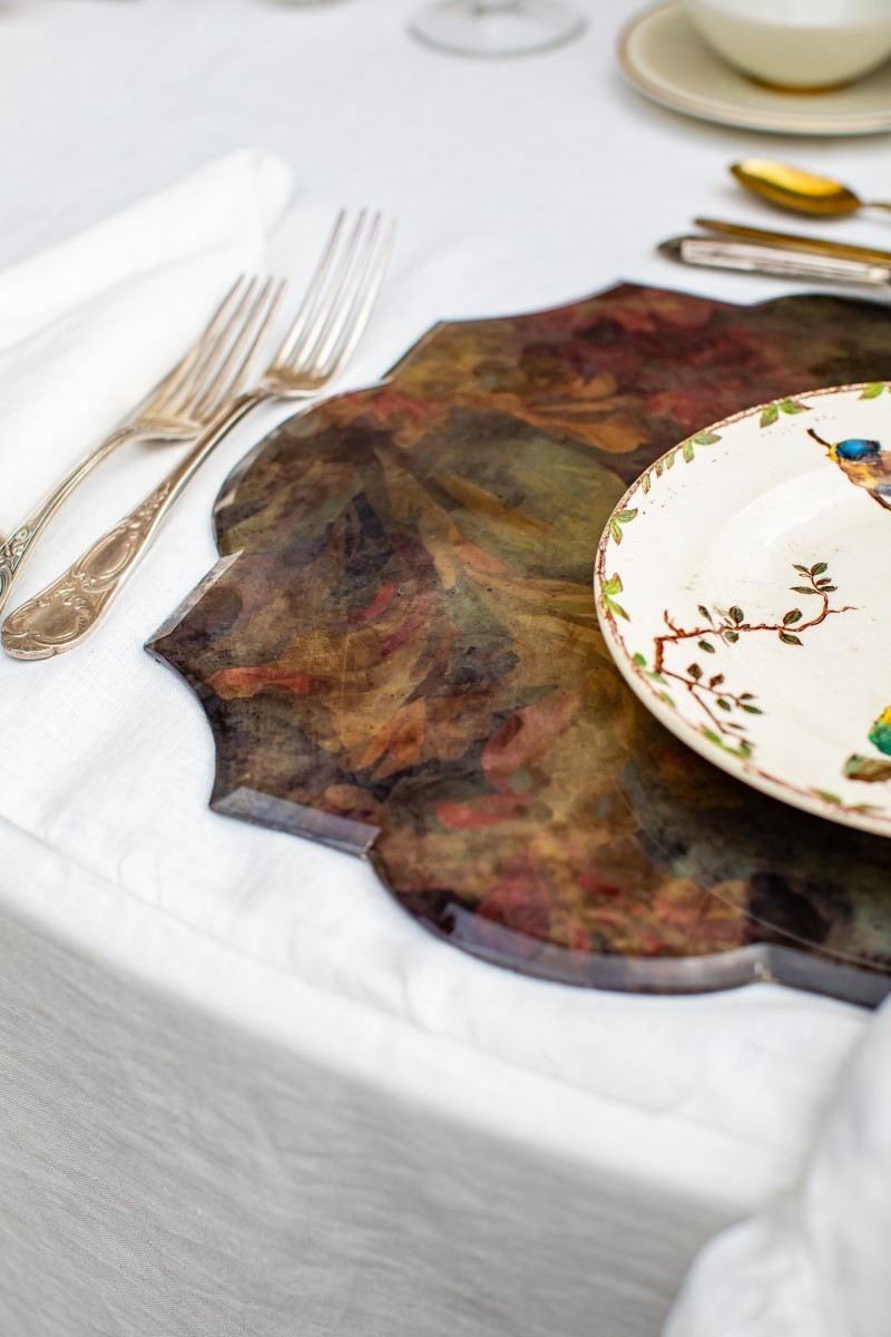 Sous-plaque en verre Milan