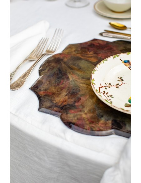 Sous-plaque en verre Milan