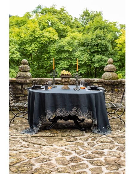 Serviette en lin Ginkgo